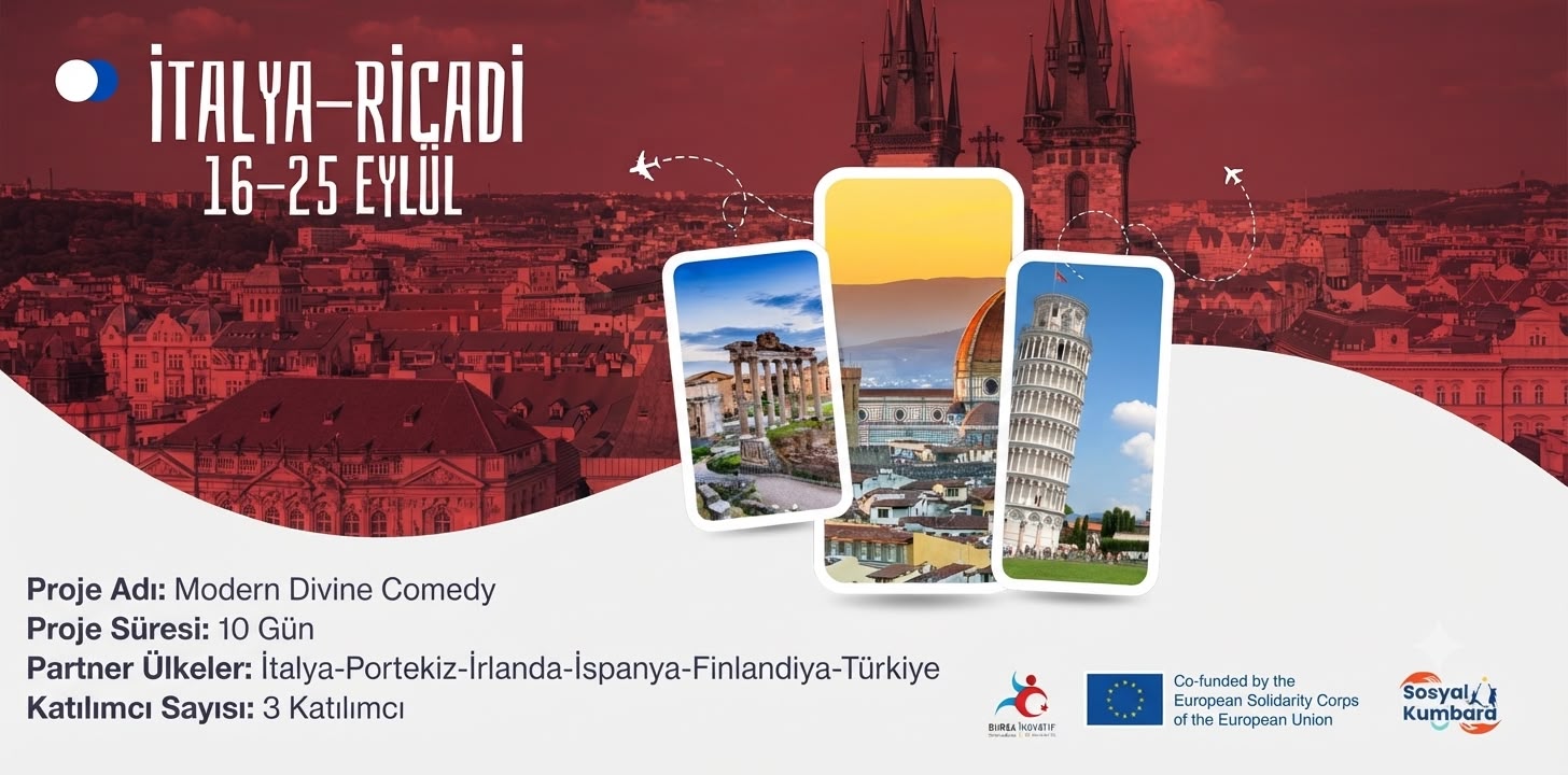 KA152 İtalya – Ricadi Gençlik Değişimi Başvuruları Başladı