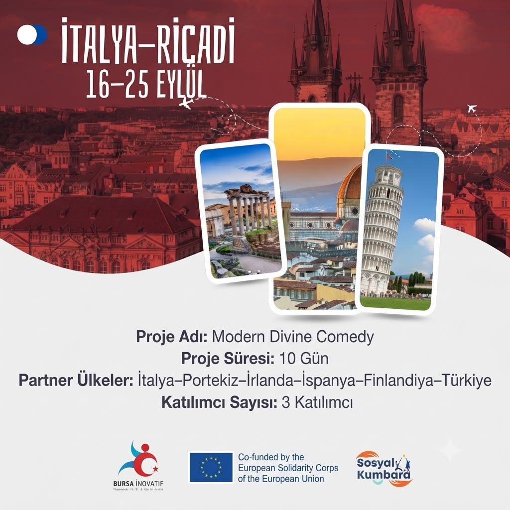 italya – Ricadi Gençlik Değişimi Başvuruları Başladı!